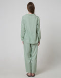 St. Yves Long Sleeve Pyjama Pants Black Dotty