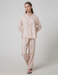 St. Yves Long Sleeve Pyjama Pants Black Dotty