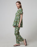 St. Yves Short Sleeve Pyjama Pants Pink Lotus