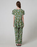 St. Yves Short Sleeve Pyjama Pants Pink Lotus