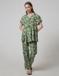 St. Yves Short Sleeve Pyjama Pants Pink Lotus