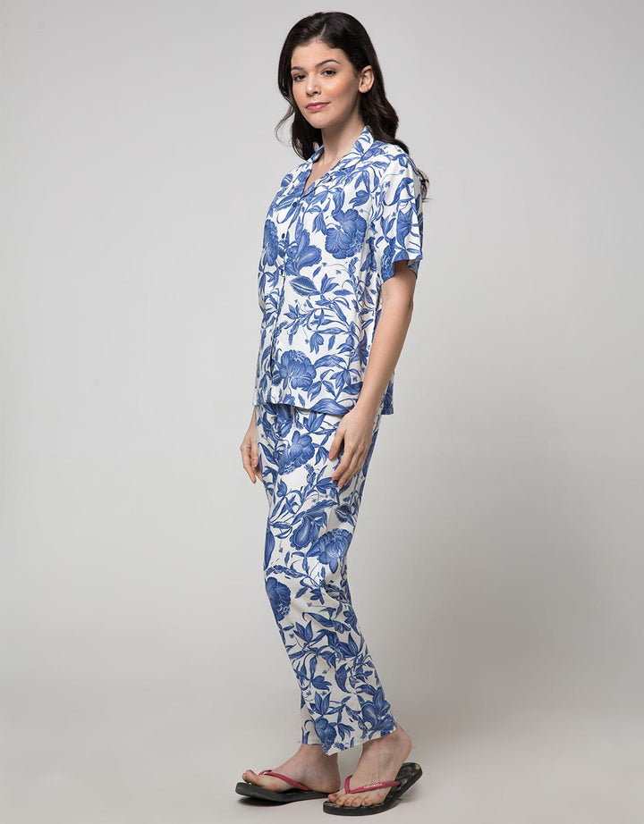 St. Yves Short Sleeve Pyjama Pants Blush Vibes