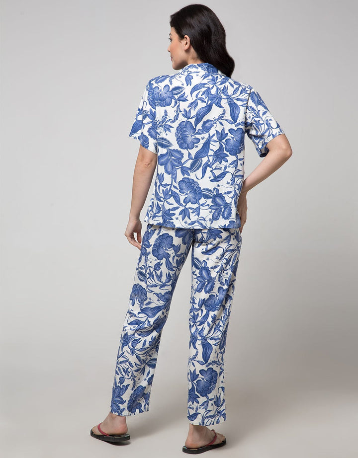St. Yves Short Sleeve Pyjama Pants Blush Vibes
