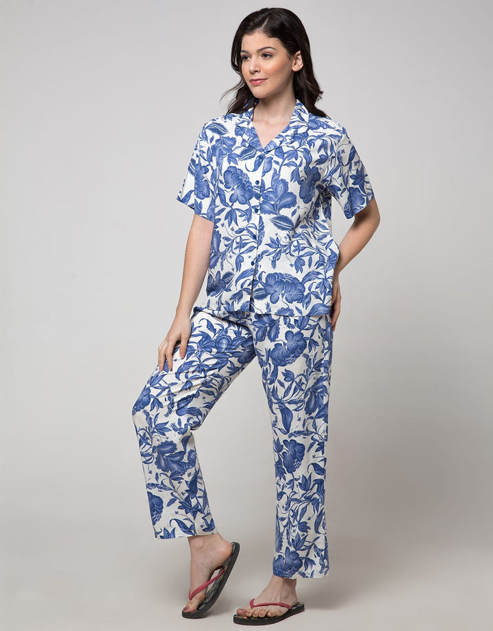 St. Yves Short Sleeve Pyjama Pants Blush Vibes