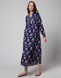 St. Yves Poppy Print Maxi Dress Wanita