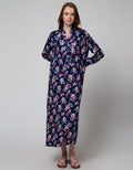 St. Yves Poppy Print Maxi Dress Wanita