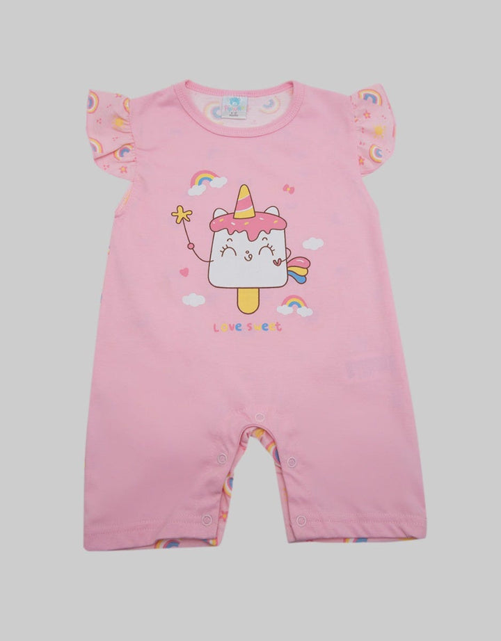 Pipiniko Rainbow Ice Cream Short Romper