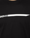 d&f Design Print Kaos Kasual Pria