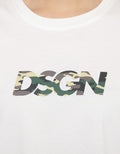 d&f DSGN Loreng Kaos Casual Wanita