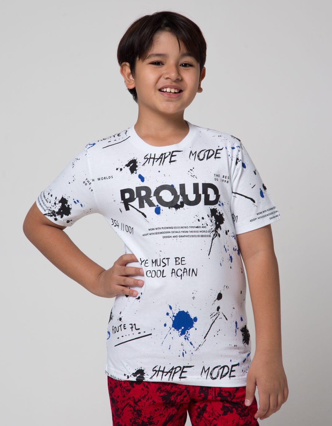 Nevada Short Sleeve T-Shirt Splash Proud