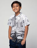 Nevada Short Sleeve Oxford Shirt Fullprint City