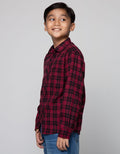 Nevada Flanel Checks Kemeja Anak Laki-laki