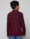 Nevada Flanel Checks Kemeja Anak Laki-laki