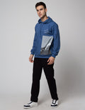 Nevada Hoodie Print Sweater Pria