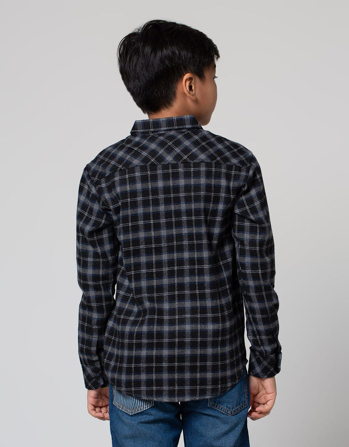 Nevada Long Sleeve Flannel Checks Shirt