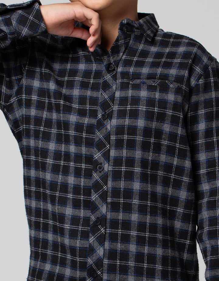 Nevada Long Sleeve Flannel Checks Shirt
