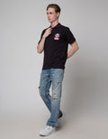 Nevada Jersey Print Kaos Polo Pria