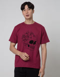 Nevada Short Sleeve T-Shirt Flocking Skull