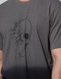 Nevada Short Sleeve T-Shirt Tiedye Print Skull