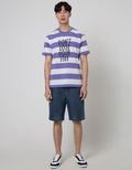 Nevada Short Sleeve T-Shirt Stripe Print