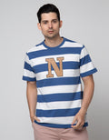 Nevada Stripe N Logo Kaos Pria