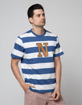 Nevada Stripe N Logo Kaos Pria