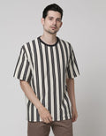 Nevada Short Sleeve T-Shirt Oversized Stripe Vertical