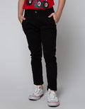 Little M Long Pants Woven Stretch Pinggang Karet