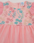 Pipiniko Tile Ruffle Midi Dress Anak Perempuan