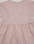 Pipiniko Short Sleeve Midi Dress Smock Print Flower
