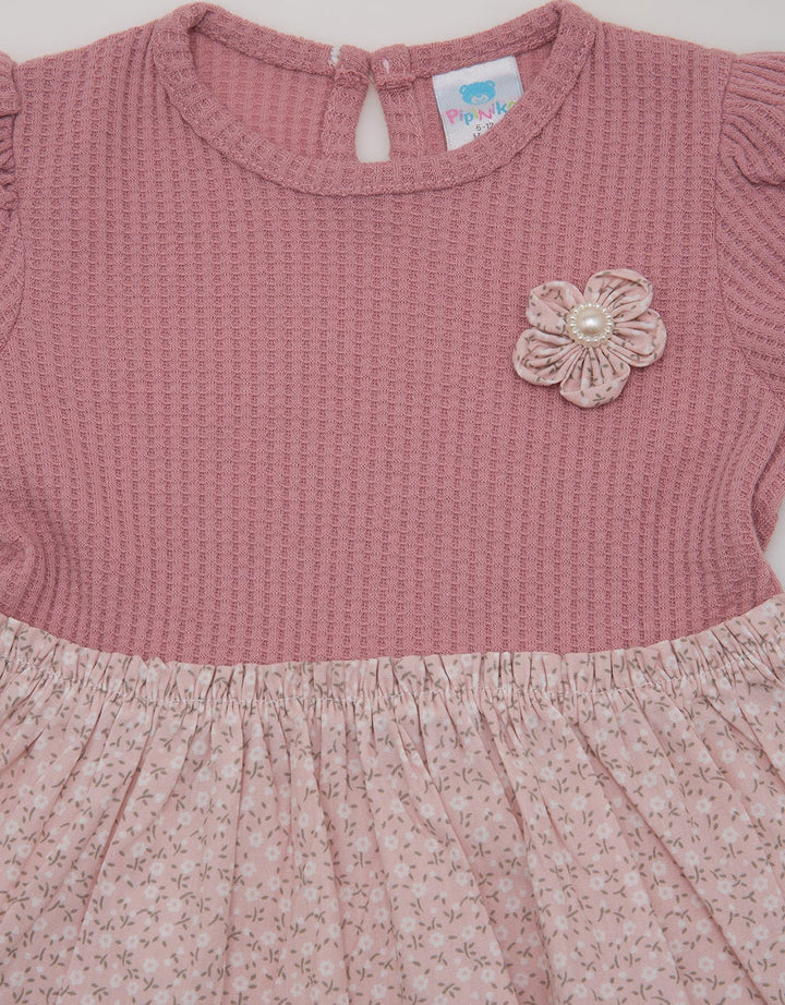 SS MIDI DRESS FP FLO