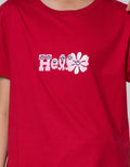 Nevada Embro Hello Kaos Anak Perempuan