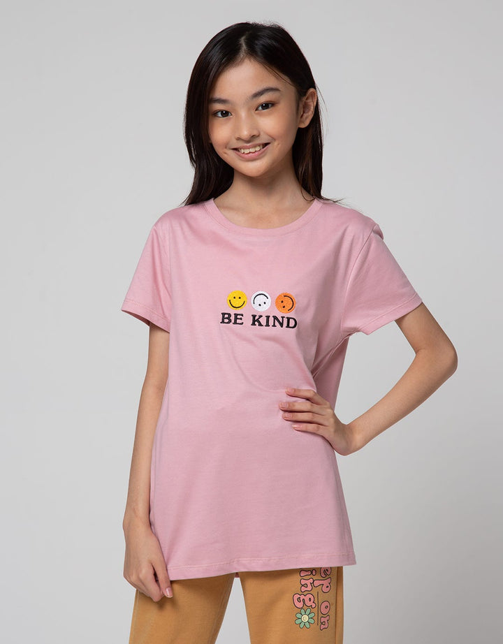 Nevada Embro Be Kind Girls T-Shirt
