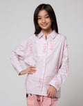 Nevada Full Print Love Print Kemeja Anak Perempuan