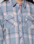Nevada Long Sleeve Shirt With Pocket Bahan Flanel