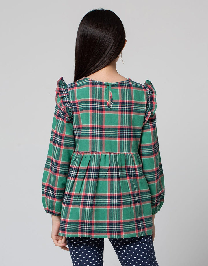 Nevada Long Sleeve Blouse Top Woven Geber