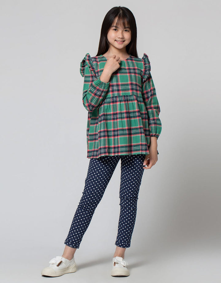 Nevada Long Sleeve Blouse Top Woven Geber