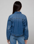 Nevada Denim Jacket With Slide Slit