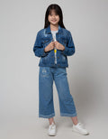 Nevada Denim Jacket With Slide Slit