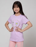 Nevada Krisset Flower Kaos Anak Perempuan