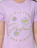 Nevada Krisset Flower Kaos Anak Perempuan
