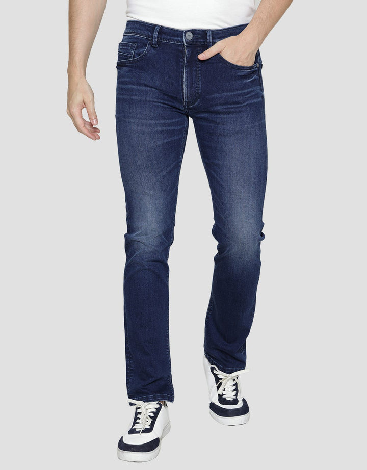 Andrew Smith Slim Washed Celana Jeans Pria