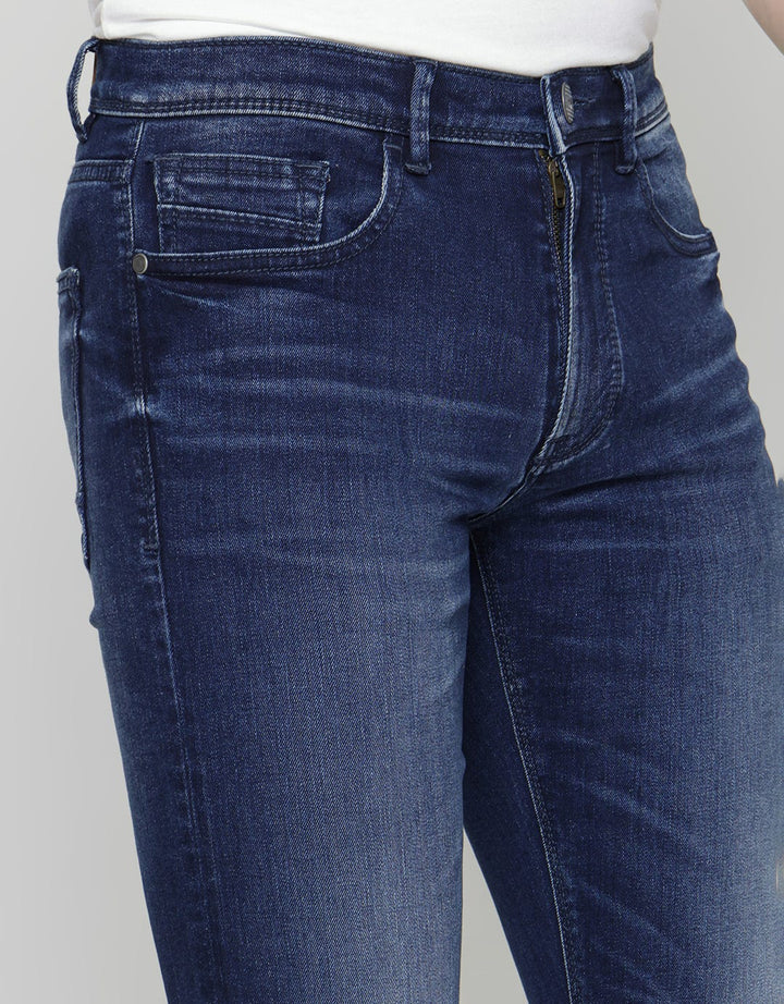 Andrew Smith Slim Washed Celana Jeans Pria