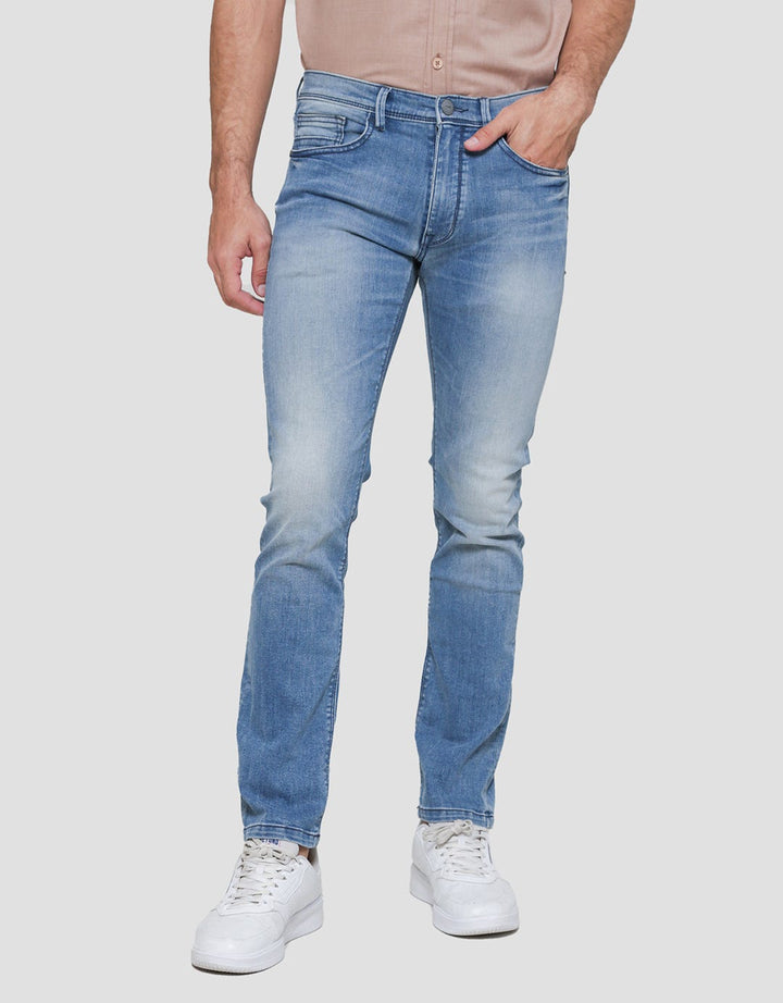 Andrew Smith Casual Washed Look Men's Trousers