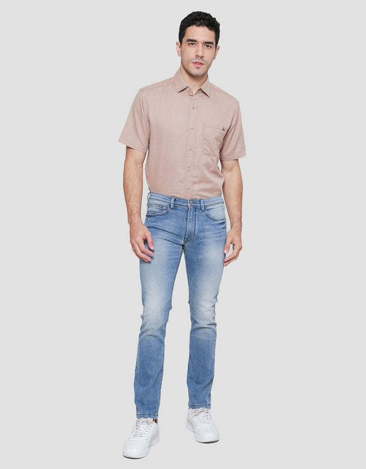 Andrew Smith Casual Washed Look Men's Trousers