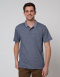 Cardinal Motif Print Polo Shirt Formal