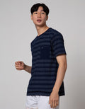 Cardinal Formal Striped T-Shirt
