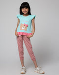Little M Hello Bear Jogger Girls
