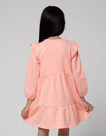 Little M Bunny Print Midi Dress Anak Perempuan