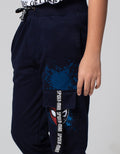 Marvel Long Pants Knit Spiderman Tab Pocket
